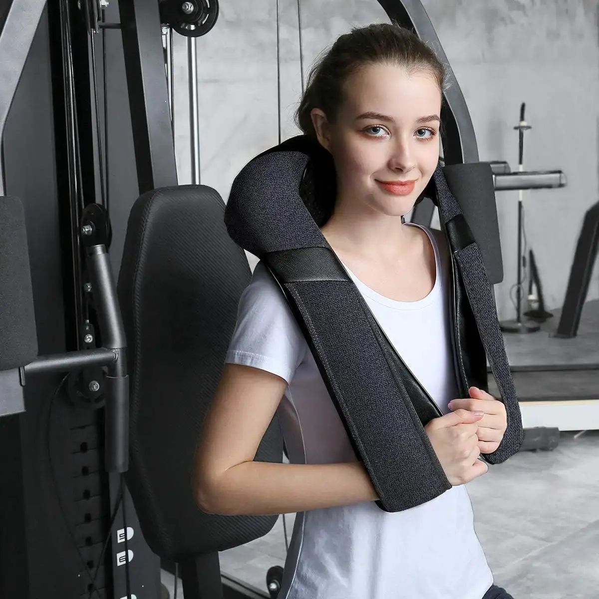 Mirakel Neck Massager with Heat, Shiatsu Shoulder Massager - 71LZCBYF2pL._AC_SL1200_